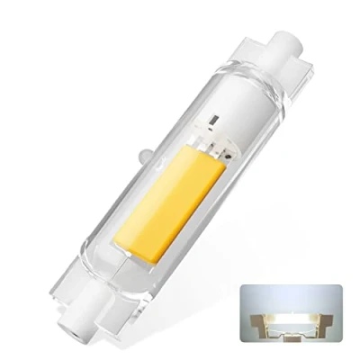 Afbeelding van R7S LED 78mm dimbare 7W COB lamp 700LM AC 220 240V, equivalent voor 70W J78 halogeenlampen, geen flikkering (Color : Cool White 6000K, Size 1pcs)