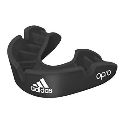 Afbeelding van adidas Unisex jeugd OPRO Gen4 Snap Fit mondbescherming, wit, junior