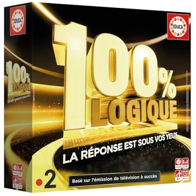 Afbeelding van Spel met vragen en antwoorden Educa 100% Logic: The Answer is before your eyes