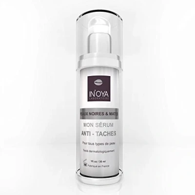 Afbeelding van Mon MEOYA vlekserum zwarte en matte huid crème tegen ontstekingsbruine vlekken (puistjes), zonnevlekken hormonale (zwangerschapsmasker) gezicht lichaam 95% natuurlijke