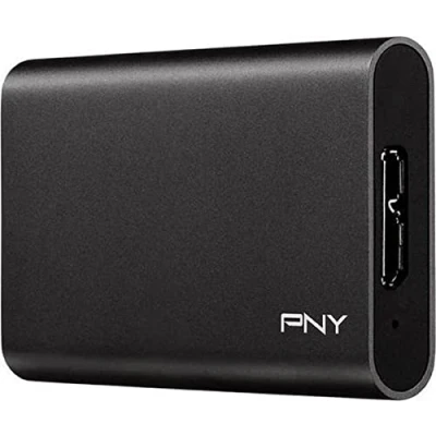 Afbeelding van PNY Elite 480GB USB 3.1 Portable Solid State Drive (SSD) (PSD1CS1050 480 FFS), Black