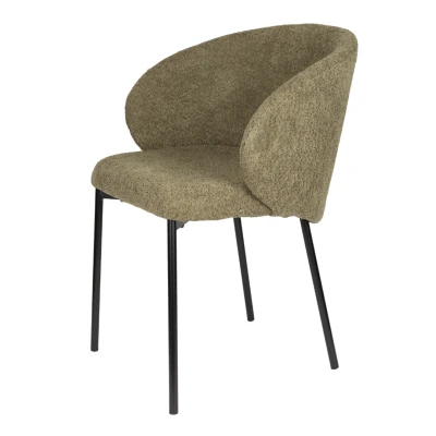 Afbeelding van Feliz Lifestyle Ayle Eetkamerstoelen Moss Groen Set van 2