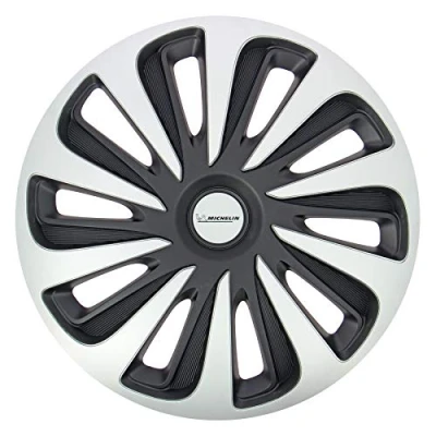 Afbeelding van Michelin 9124 Box 4 wieldoppen 17&quot; NVS 3D Black Edition, set van