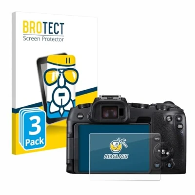 Afbeelding van BROTECT Screenprotector voor Canon EOS RP Folie Beschermfolie Beschermglas transparant (3 Stuks)