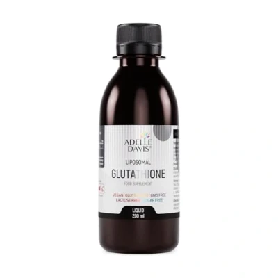 Afbeelding van Adelle Davis® Liposomale glutathion hooggedoseerde 500 mg vloeistof met ananassmaak (1x 200 ml)