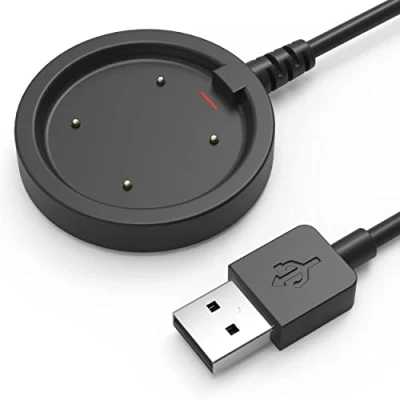 Afbeelding van PHONILLICO Oplader compatibel met Polar Vantage M/Vantage M2 / V/Vantage V2 Ignite/Ignite 2 Grit X/Grit X Pro USB kabel 100 cm vervangende oplaadadapter GPS horloge
