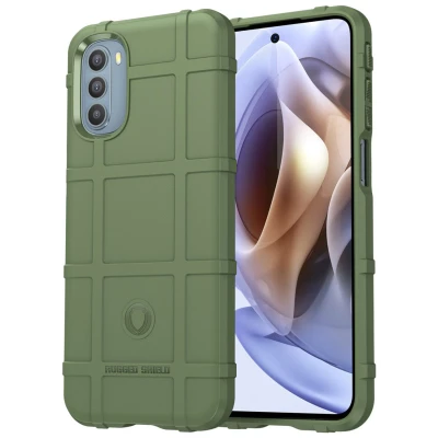 Afbeelding van Motorola Moto G31 Hoesje Siliconen en TPU (zacht) imoshion Softcase/Backcover Groen Telefoonhoesje Shockproof/Valbescherming