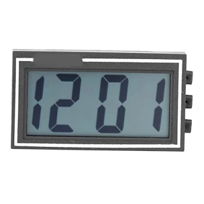 Afbeelding van Zerone Kleine Digitale Auto Dashboard Klok voor Auto&#039;s, Lcd scherm Tijd Datum Display Stick on met Beugel