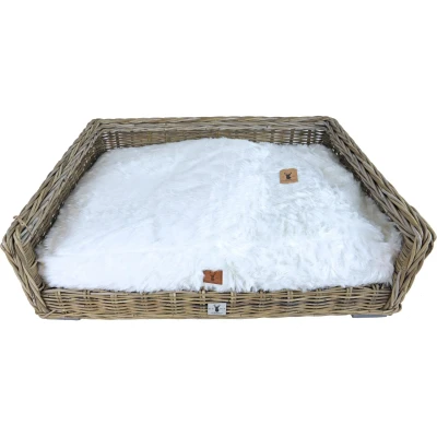 Afbeelding van Boony Est 1941 rotan bed 100x70 cm Gebr. de Boon