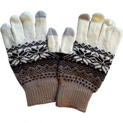 Afbeelding van Hoogwaardige Dames Handschoenen Touchscreen / Touchtip One Size Wit