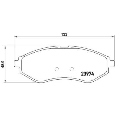 Afbeelding van Brembo Remblokset P 24 048