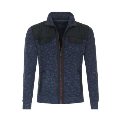 Afbeelding van Casa Moda Casual Regular Fit Vest blauw, Effen