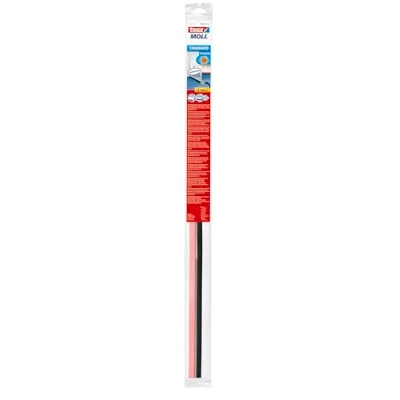 Afbeelding van tesamoll STANDARD Dorpelstrip voor Gladde Vloeren Zelfklevende Deurafdichting ter Bescherming tegen Tocht Met Borstelafdichting tot 12 mm Transparant