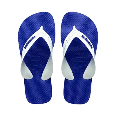 Afbeelding van Havaianas Kids Max teenslippers blauw/wit