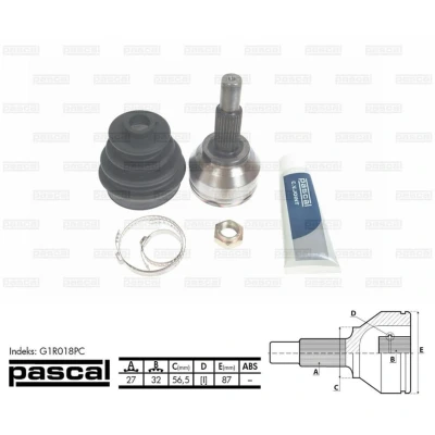 Afbeelding van GSP 250208 Aandrijfas 723