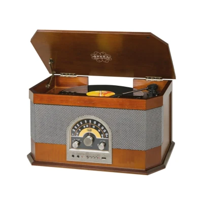 Afbeelding van Platenspeler Trevi TT 1040 BT Stereo Bluetooth USB Aux in