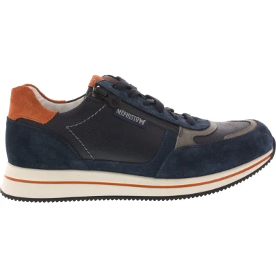 Afbeelding van Heren Veterschoenen Mephisto Gilford Mulberry Blauw Maat 8