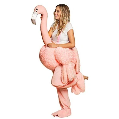 Afbeelding van Boland Kostuum Op een Flamingo (one size) Volwassenen Dieren