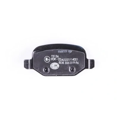 Afbeelding van HELLA 8DB 355 019 961 Remblokkenset Met slijtage waarschuwingscontact remzadelschroef toebehoren ALFA ROMEO: MiTo (955) 1.4 MultiAir