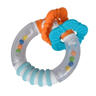 Afbeelding van Simba 104010178 ABC Ringrammelaar, grijpspeelgoed, 9 cm, vanaf 3 maanden