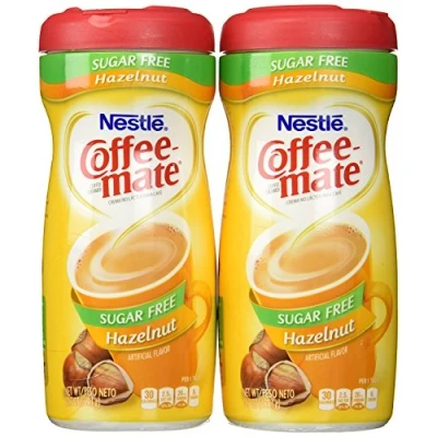 Afbeelding van Nestle Coffee Mate Hazelnut Sugar Free (289g)