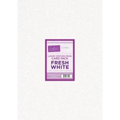 Afbeelding van Crafter&#039;s Companion Luxury Centura Pearl Card Pack Fresh White A3