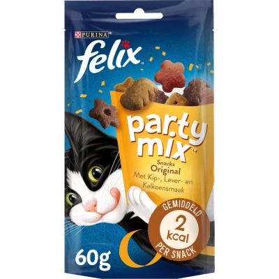 Afbeelding van Felix Partymix Original Kattensnack Mix 60 g