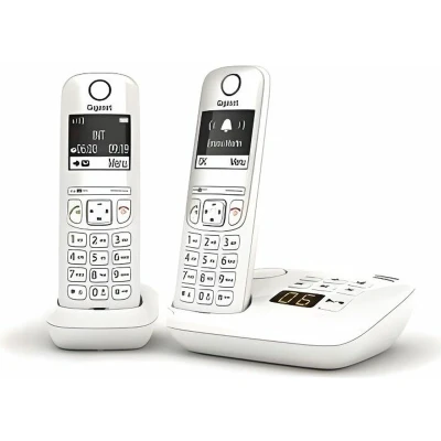Afbeelding van Gigaset draadloze telefoon duo dect wit met antwoordapparaat as690aduow