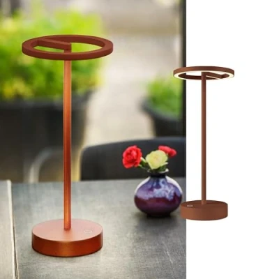 Afbeelding van Slv vinolina one tafellamp accu ip54 2700k touch roest 1007358