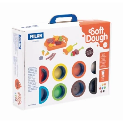 Afbeelding van Modelleerklei Milan Soft Dough BBq Multicolour