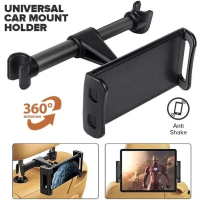 Afbeelding van Autohouder Hoofdsteun Smartphone / Tablet