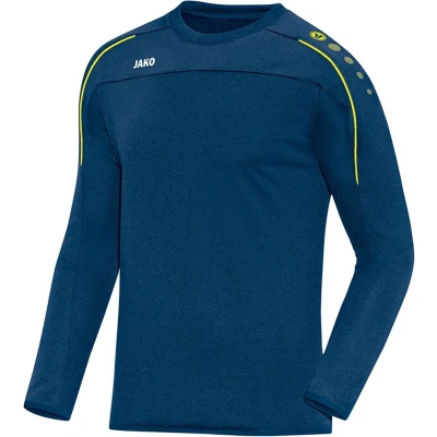 Afbeelding van Sweater Classico Nachtblauw/citroen / 152