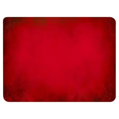 Afbeelding van Silent Monsters Muismat Grootte S (36 x 25 cm), Mouse Pad Design: Rood, Laser Besnoeiing Rand, voor Bureau en Gaming, Mousepad Antislip rubberen basis