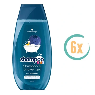 Afbeelding van Schwarzkopf Kids Boys Piraat shampoo 6 x 250 ml voordeelverpakking
