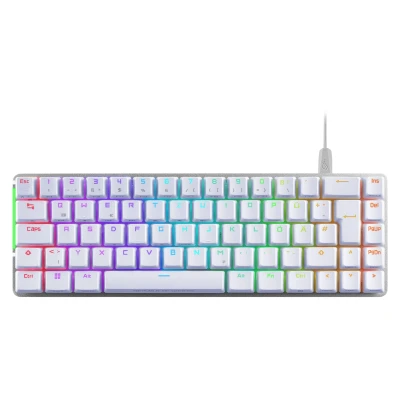 Afbeelding van ASUS ROG Falchion Ace WHT 60% USB Mechanische keyswitch QWERTZ RGB LED Wit