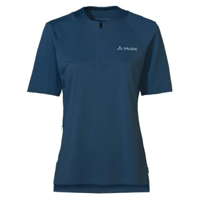 Afbeelding van Vaude Tremalzo QZIP Wielershirt, Dames, Maat: 36, Dark sea
