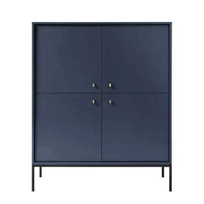 Afbeelding van Selsey Monne Verticale Dressoir Marineblauw