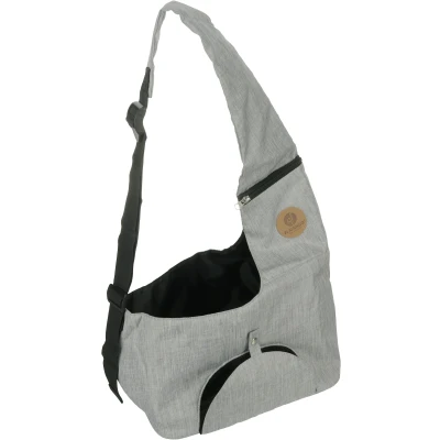 Afbeelding van Flamingo Buikdrager Kanga Hondentas Grijs 44x20x20cm