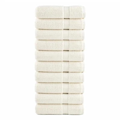 Afbeelding van Handdoeken 10 st 600 g/m 50x100 cm 100% katoen crmekleurig