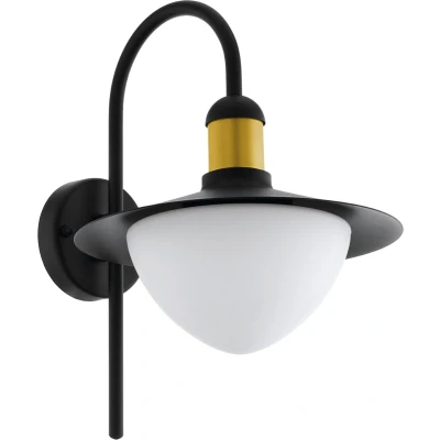Afbeelding van EGLOÂ SirmioneÂ WandlampÂ VoorÂ buitenÂ Â IP44Â Zwart/Goud