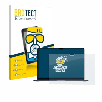 Afbeelding van BROTECT Screenprotector voor Apple MacBook Air 15&quot; M4 2025 Folie Beschermfolie Beschermglas matte