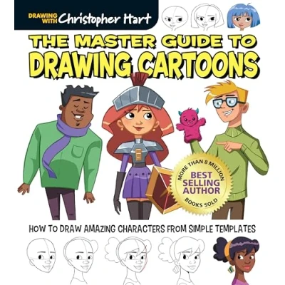 Afbeelding van The Master Guide to Drawing Cartoons: How Draw Amazing Characters from Simple Templates