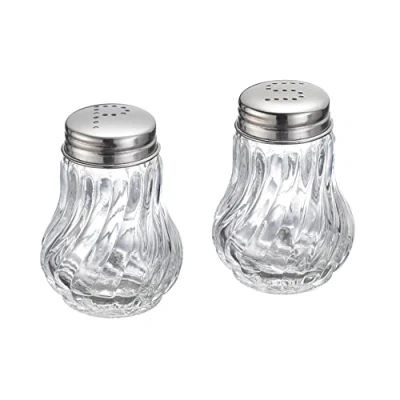 Afbeelding van Westmark Peper en zoutstel, 2 delig, inhoud: elk 50 ml, glas/roestvrij staal, Berlin, zilver/doorzichtig, 65362270
