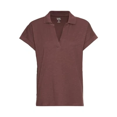 Afbeelding van camel active Poloshirt, Dames, Maat: Large, Brickrose