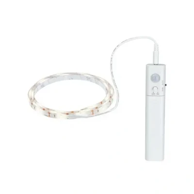 Afbeelding van Paulmann 78899 LED strip werkt op batterijen incl. bewegingsmelder 1m 2W 156lm/m 3000K wit kunststof