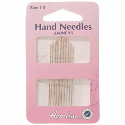 Afbeelding van Hemline H204.15 Darners hand naaien naalden maten 1 5 pak van 10