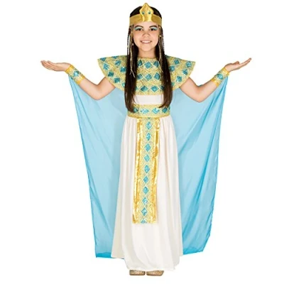Afbeelding van Meisjeskostuum Cleopatra voor kinderen 10 12 jaar verkleedkleding