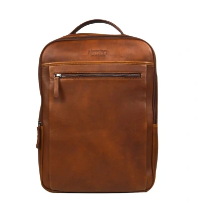 Afbeelding van DSTRCT Premium Collection Backpack 15,6&quot; cognac Laptoptas