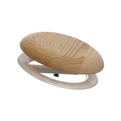 Afbeelding van Ø 125mm Universele Houten aan en Afvoerdiffusor voor Sauna Regelbare Luchtklep Wand Plafond Ventilatiekap