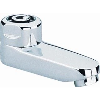 Afbeelding van Grohe gegoten onderuitloop 75 mm chr.